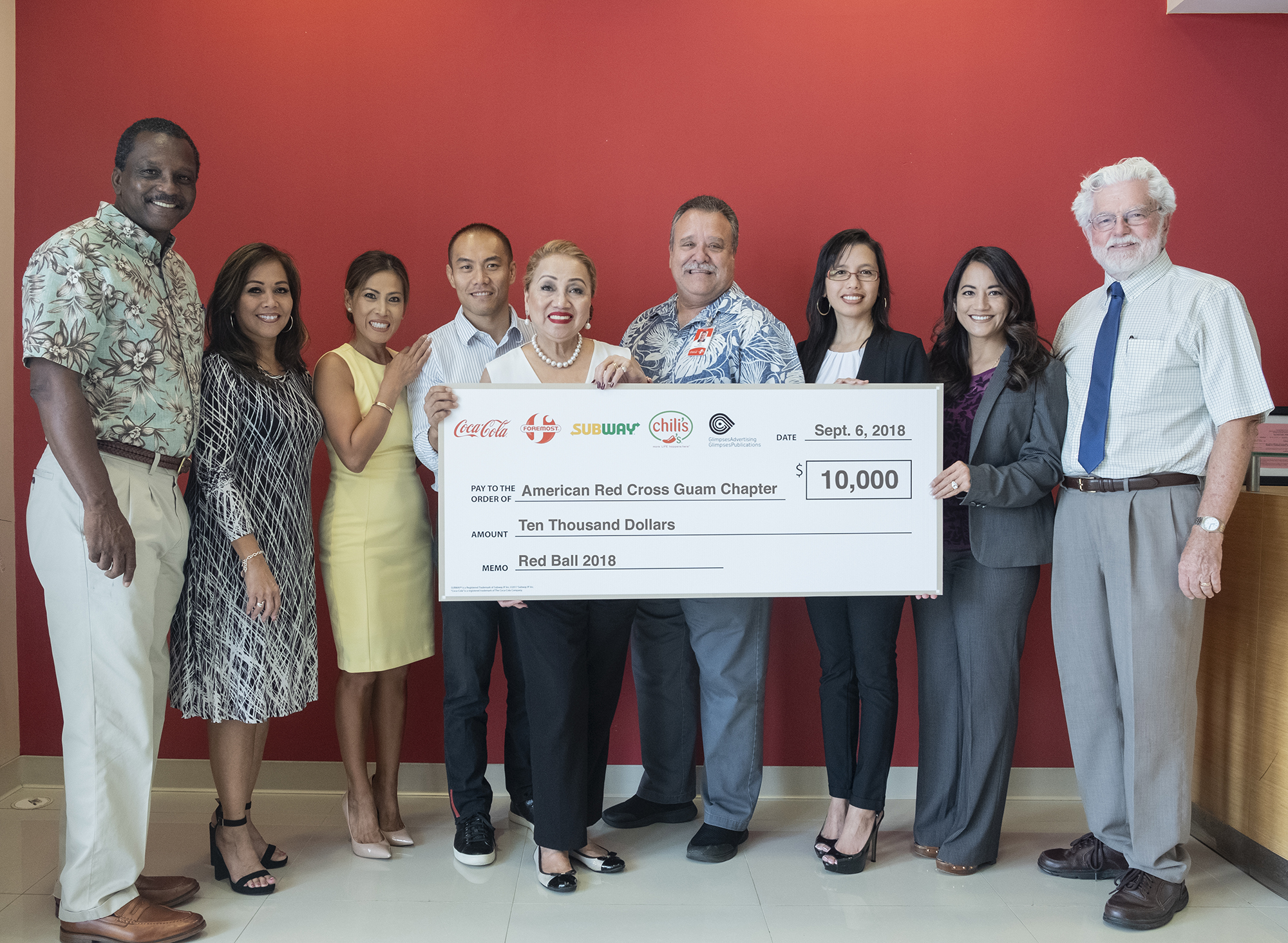 Group donates $10,000 to American Red Cross